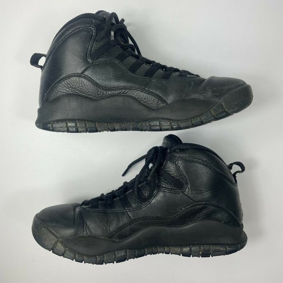 Nike Air Jordan 10 Retro New York City NYC Men\'s Size US 8 Black/Gold 310805-012 main image 6